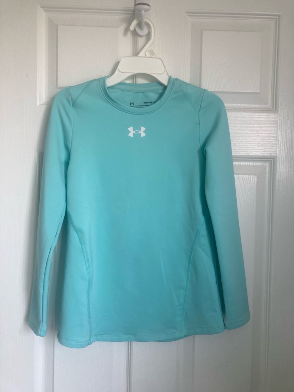 Under Armour Aqua/Turquoise Long Sleeve Coldgear Performance Shirt